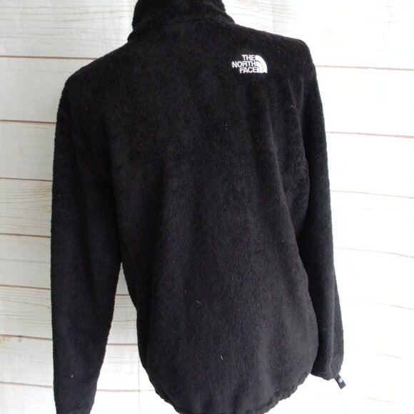 THE NORTH FACE WM'S BLACK FLEECE ZIP FRONT JACKET COZY SOFT SZ L LARGE - Picture 4 of 7